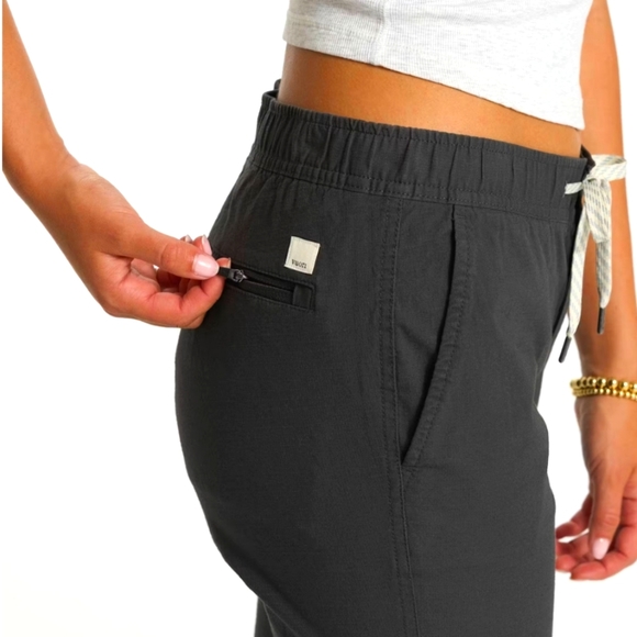 Vuori Women's Ripstop Pant Two Way Organic Stretch Charcoal NWT Athleisure Small - Picture 10 of 16